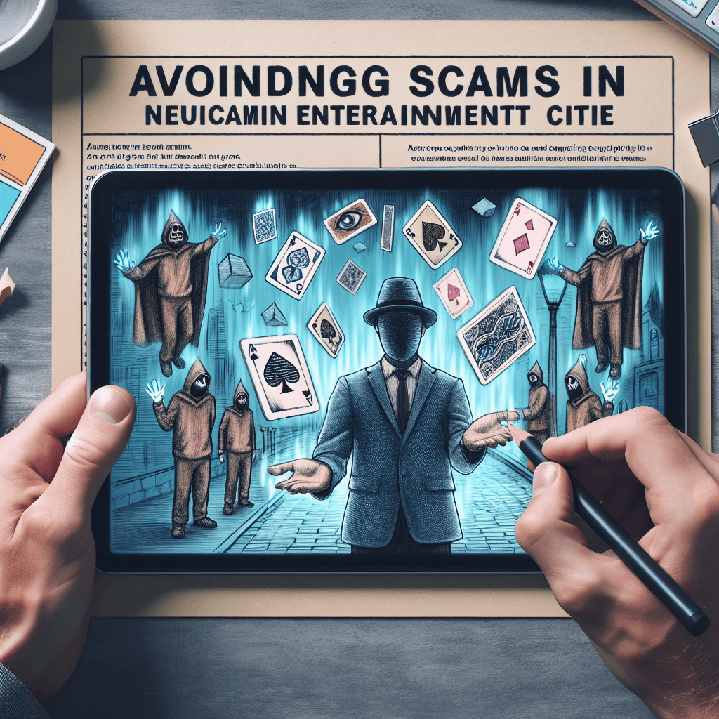 如何避免娛樂城詐騙, modern digital art style, high quality, suitable for blog post, no text or watermarks