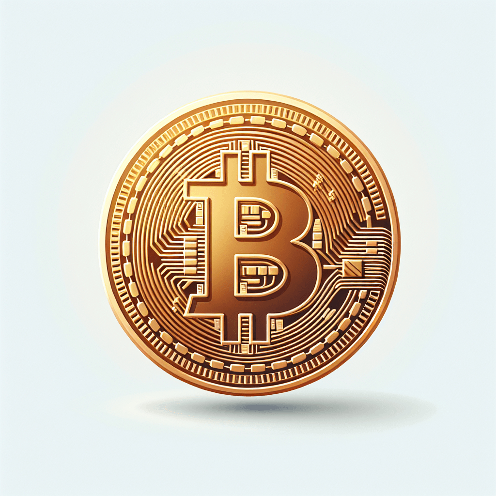 比特幣, clean and minimalist design, high quality, suitable for blog post, no text or watermarks