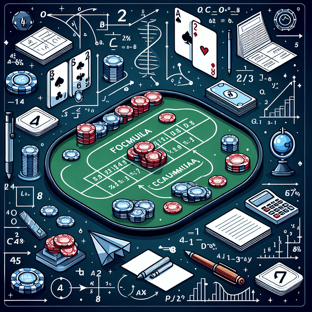 百家樂必勝公式圖解, professional blog illustration, high quality, suitable for blog post, no text or watermarks