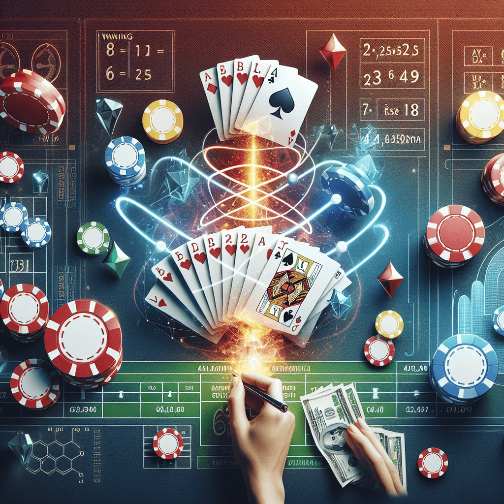 百家樂必勝公式圖解, modern digital art style, high quality, suitable for blog post, no text or watermarks