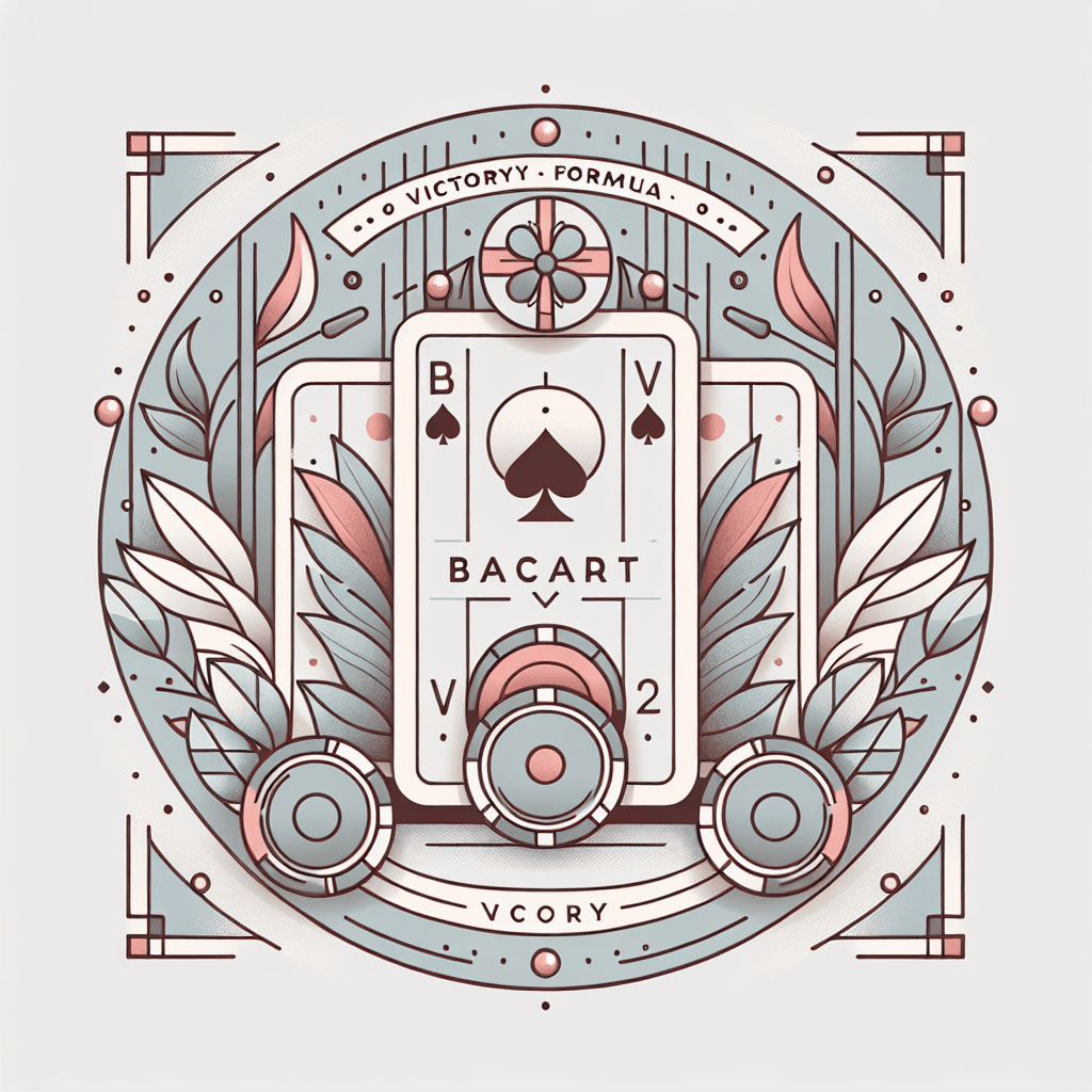 百家樂必勝公式圖解, clean and minimalist design, high quality, suitable for blog post, no text or watermarks