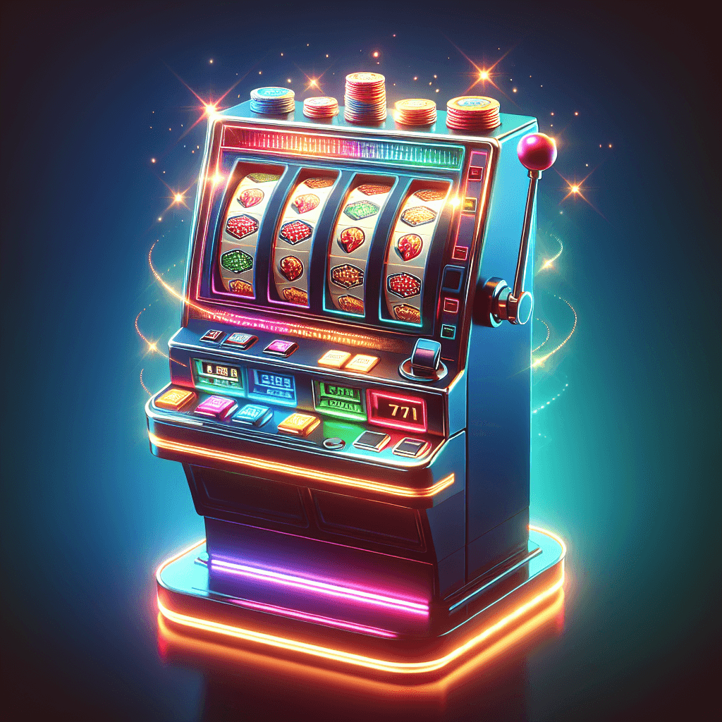 電子老虎機, modern digital art style, high quality, suitable for blog post, no text or watermarks