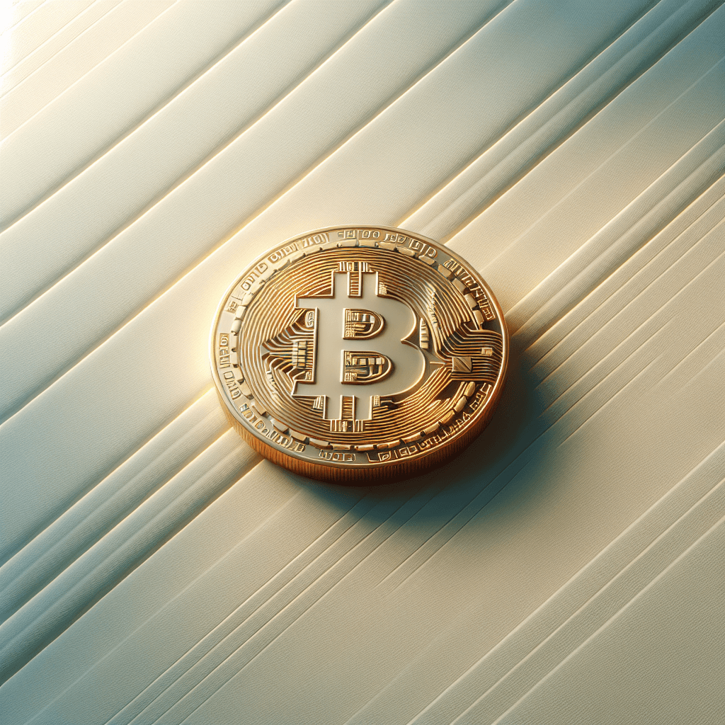 比特幣, clean and minimalist design, high quality, suitable for blog post, no text or watermarks