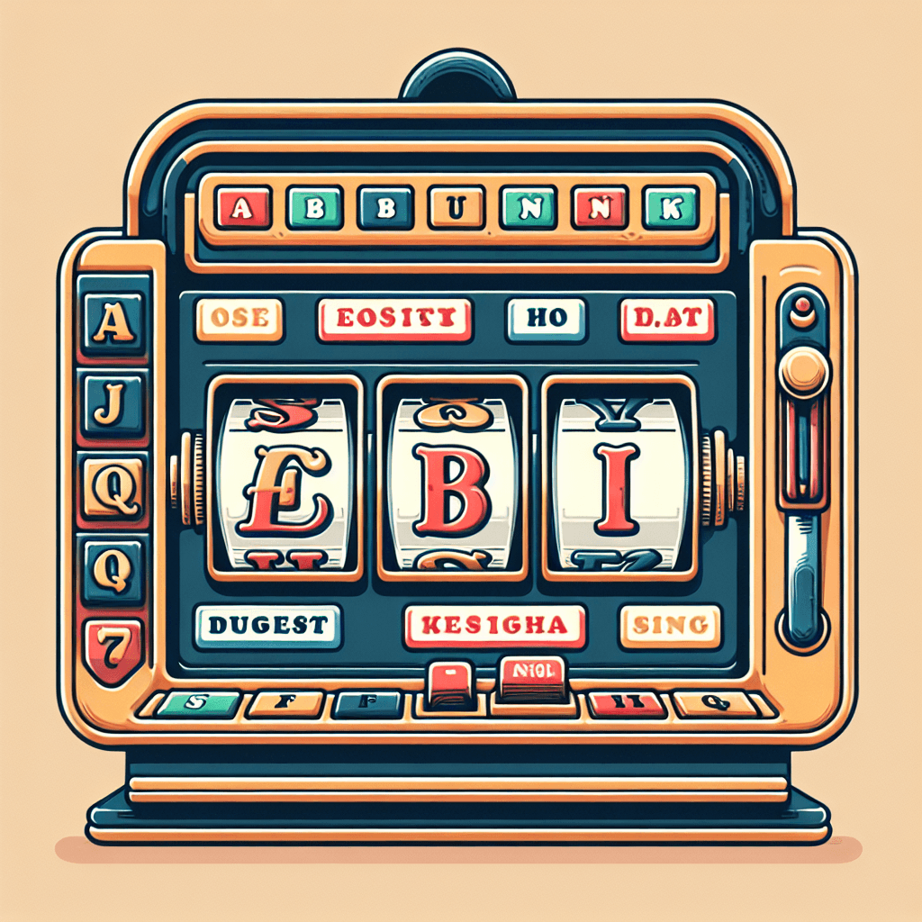 老虎機 英文, professional blog illustration, high quality, suitable for blog post, no text or watermarks