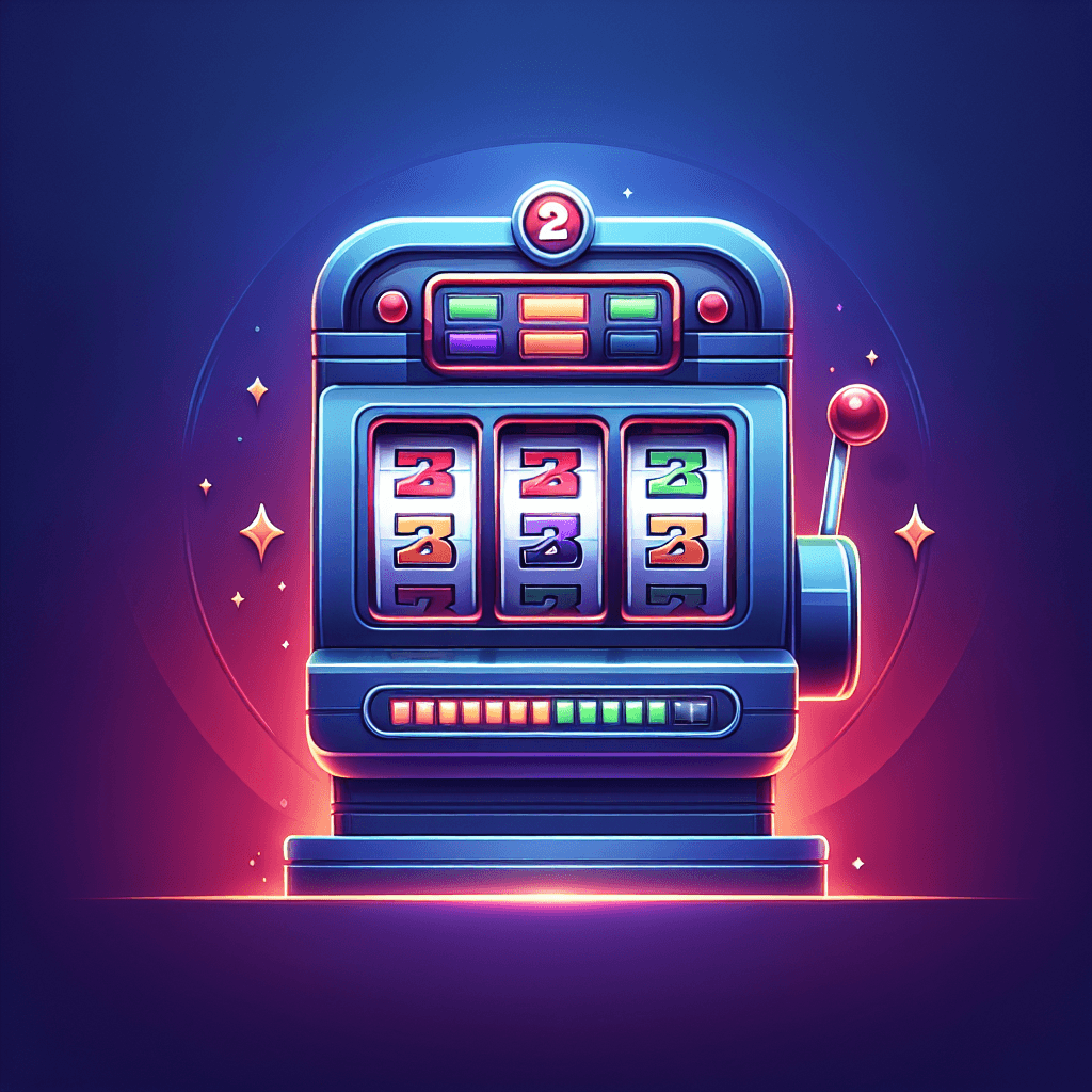 老虎機 英文, modern digital art style, high quality, suitable for blog post, no text or watermarks