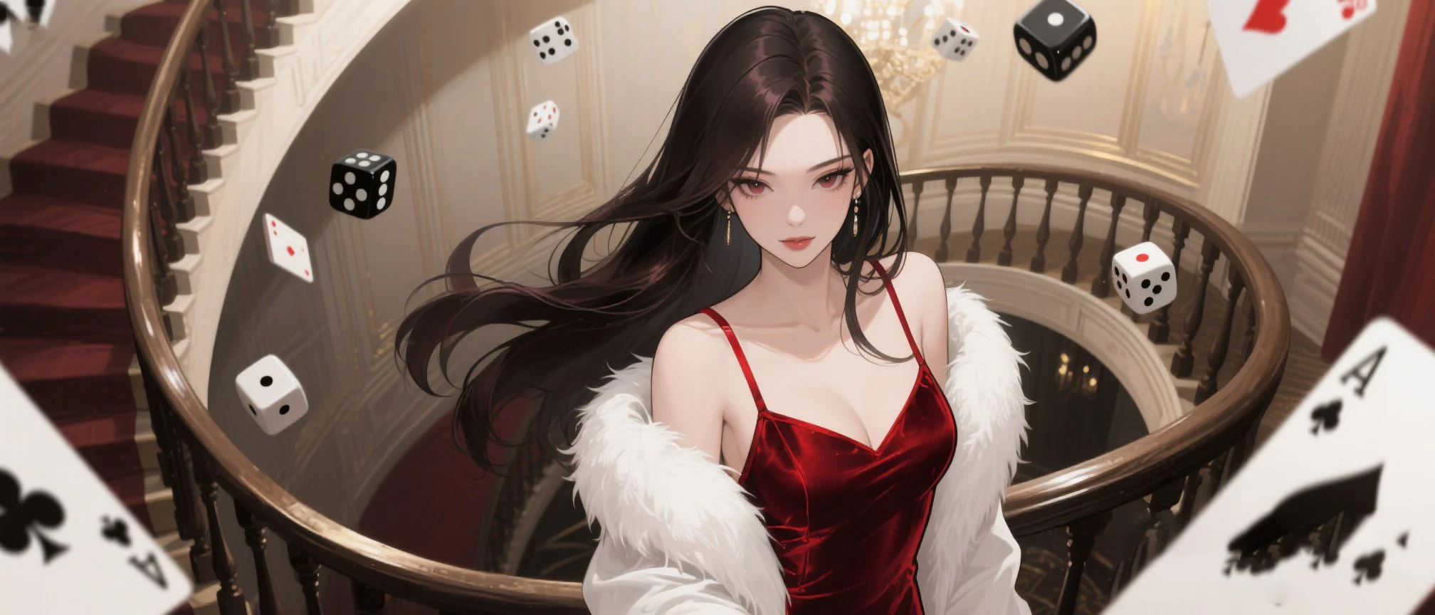 21點遊戲波動性與長期結果示意圖