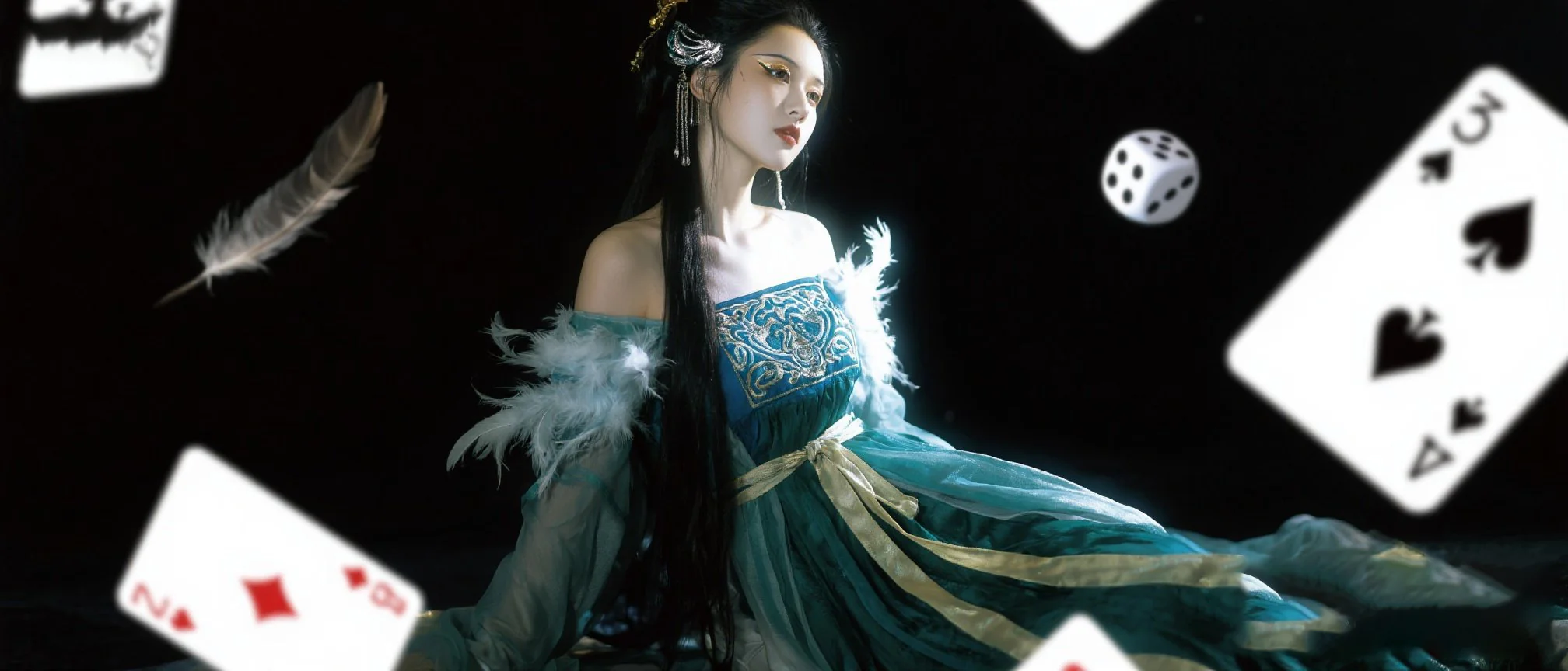 21點成功手牌展示與獲勝籌碼